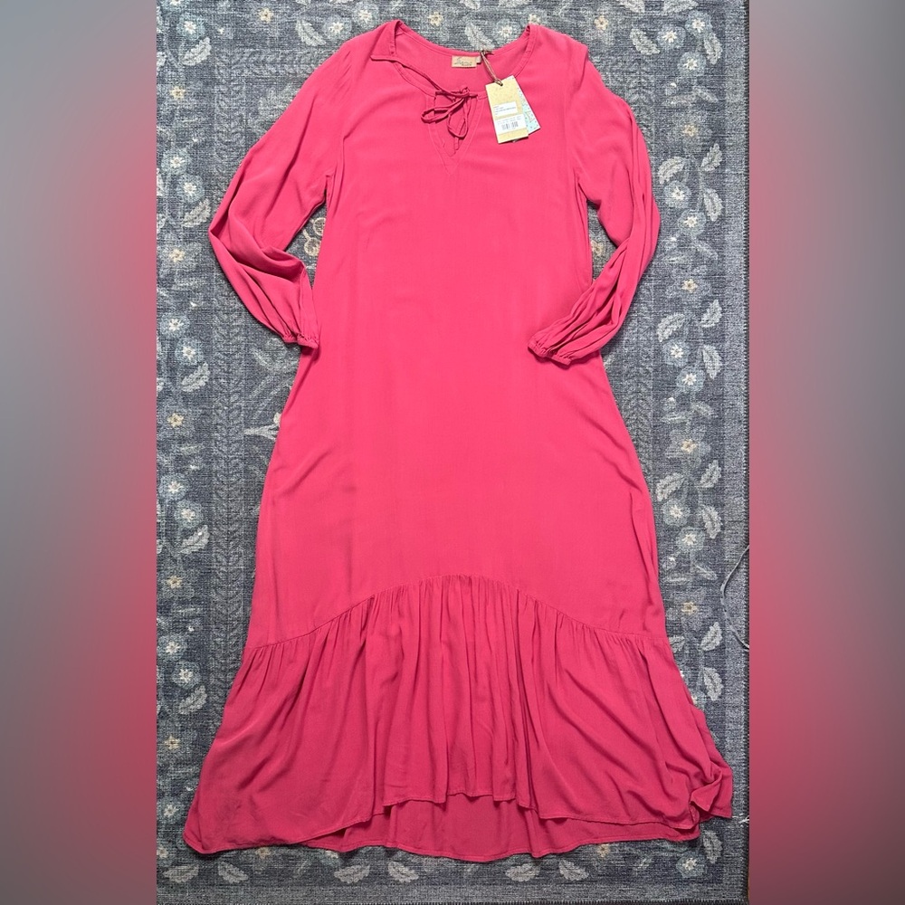 Skemo Coral Basics Long Bali Long Sleeve Maxi Dress